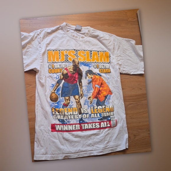 Vintage & Rare Men'sMichael Jordan & Michael Jackson Tshirt